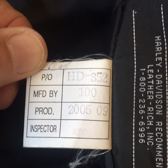 Harley-Davidson Leather Cafe Racer Riding Jacket - Picture 4 of 14